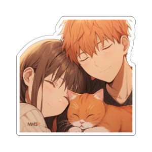 Fruits Basket Stickers Fruits Basket Anime Tohru Honda Kyo Sohma Tohru Kyo Fruits Basket Chibi Merch Gift for her Gift for him 08