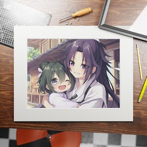Apothecary Diaries Art Print: Maomao & Jinshi, Anime Inspired
