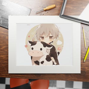 Fruits Basket Anime, Fruits Basket Kyo poster, Tohru and Kyo wall print, Fruits Basket Tohru poster, Kyo Sohma, Gift for Him Her 19