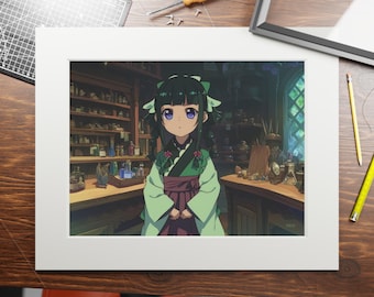 Apothecary Diaries Art Print: Maomao & Jinshi, Anime Inspired Wall Decor