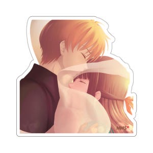 Fruits Basket Stickers Fruits Basket Anime Tohru Honda Kyo Sohma Tohru Kyo Fruits Basket Chibi Merch Gift for her Gift for him 04