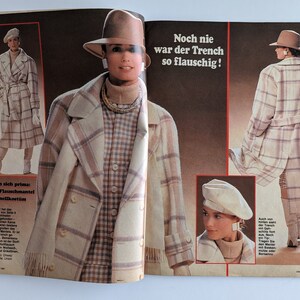 1987/10 BURDA MODEN Vintage Fashion Magazine, Vintage Nähmuster, 80er Jahre Mode, Nähmagazin Bild 4