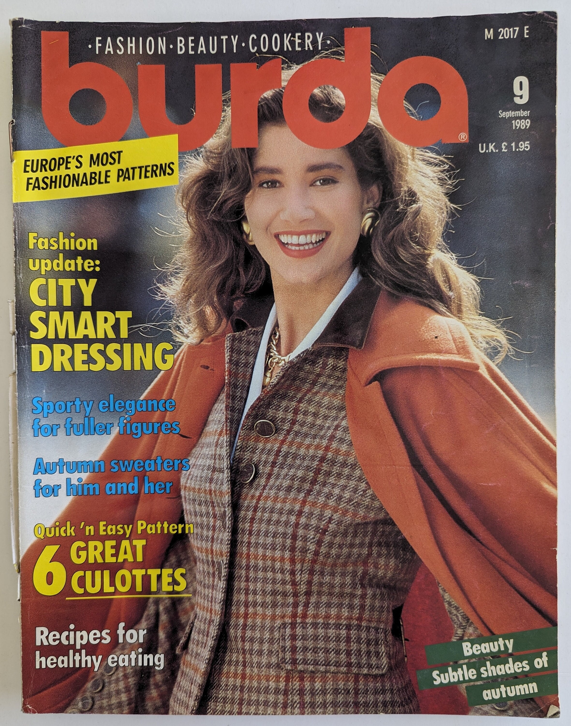 1989/09 BURDA MODEN Vintage Fashion Magazine, Vintage Sewing Pattern, 80s Fashion, Sewing Magazine - Etsy 1989/09 BURDA MODEN Vintage Fashion Magazine, Vintage Sewing Pattern, 80s Fashion, Sewing Magazine - Etsy