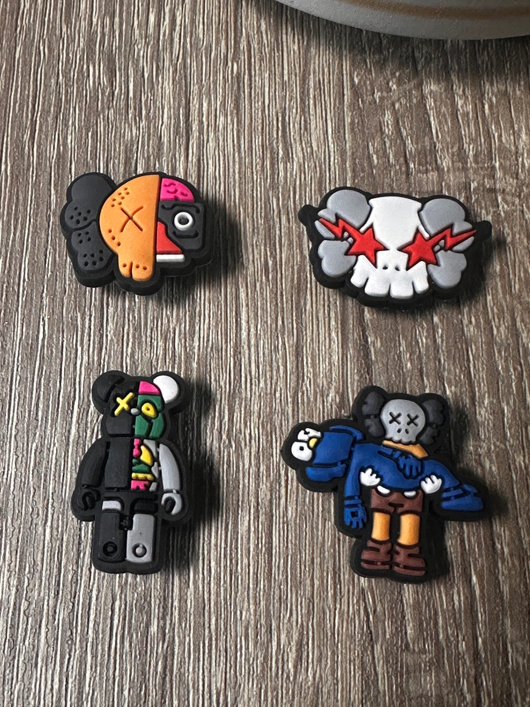 Kaws Jibbitz Kaws Croc Charms Hype Beast Croc Charms Hype Etsy