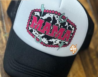 Western Mom Trucker Hat, Wifey Wrstern Trucket Hat, Trendy Country Hat, Summer Trucker Hat, Cute Trucker Hat, Womens Faux Hat Patch, Gift