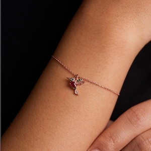 925 Sterling Silver, Hummingbird Bracelet, Mother&#39;s Day Gift,Minimalist BracaletGift for Her,Handmade Gift,Hummingbird jewelry