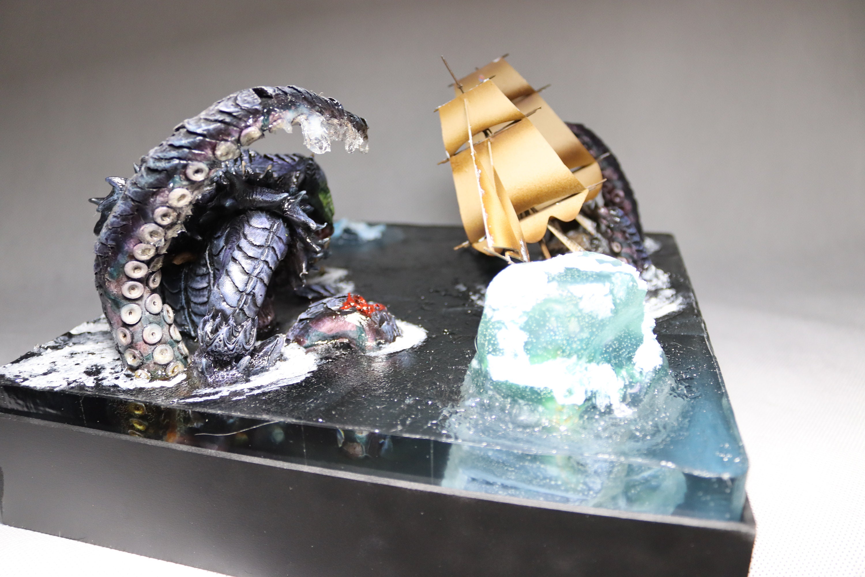 湖畔のスクラップ車　レジンジオラマ 湖畔のスクラップ車 レジンジオラマ 湖畔のスクラップ車 レジン