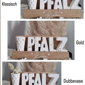 Pfalzliebe Aperol wine decoration letters wooden decoration love dried flowers Palatinate gifts for mom grandma dad grandpa gift idea for her Pfalzliebe weiss