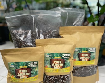 FINE Aroid Mix - an artisanal mix for philodendron, monstera, alocasia and other plants that prefer a light, quick draining medium
