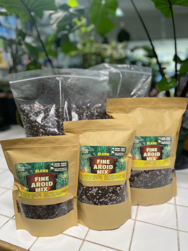 FINE Aroid Mix - an artisanal mix for philodendron, monstera, alocasia and other plants that prefer a light, quick draining medium