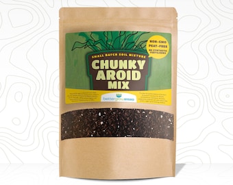 CHUNKY Aroid Mix - an artisanal mix for philodendron, monstera, alocasia and other plants that prefer a light, quick draining medium