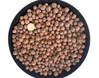 LECA - 1 GALLON - Horticultural Expanded Clay Aggregate / Pebbles - 4-16mm diameter