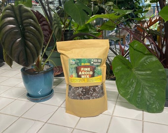 FINE Aroid Mix - 1/2 GALLON - an artisanal mix for philodendron, monstera, alocasia and other plants that prefer a light, quick draining mix