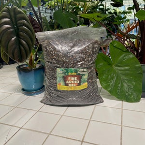 FINE Aroid Mix - 2 GALLON - an artisanal mix for philodendron, monstera, alocasia and other plants that prefer a light, quick draining mix