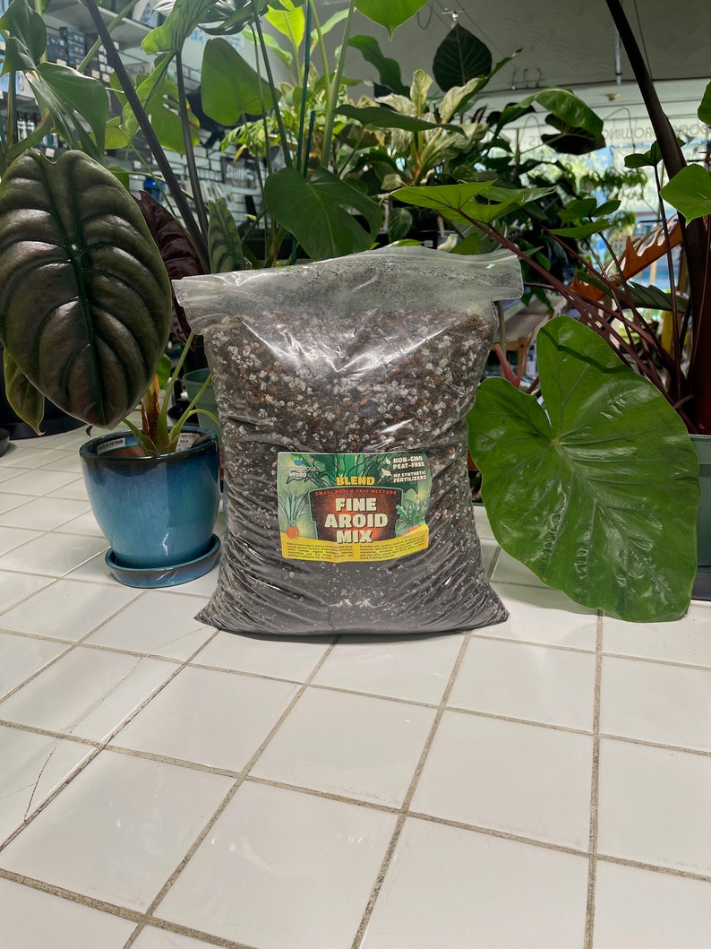 FINE Aroid Mix - an artisanal mix for philodendron, monstera, alocasia and other plants that prefer a light, quick draining medium