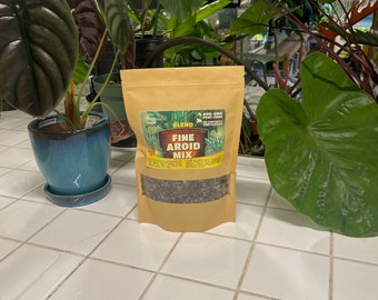 FINE Aroid Mix - QUART - an artisanal mix for philodendron, monstera, alocasia and other plants that prefer a light, quick draining medium