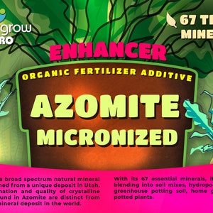 Azomite - 2 POUND - Micronized Organic Mineral Fertilizer