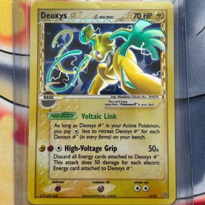 Deoxys Gouden ster - Pokémonkaart AANGEPAST
