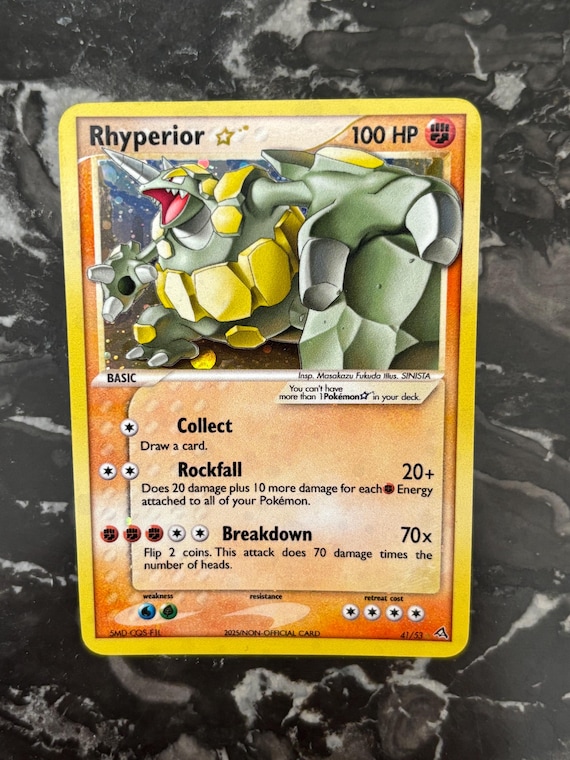 pokemon rhyperior card Rhyperior Holo Rare Pokemon Card Stellar Crown 076/142 NM