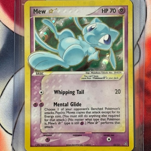 Mew Stella d'oro - Carta Pokémon PERSONALIZZATA