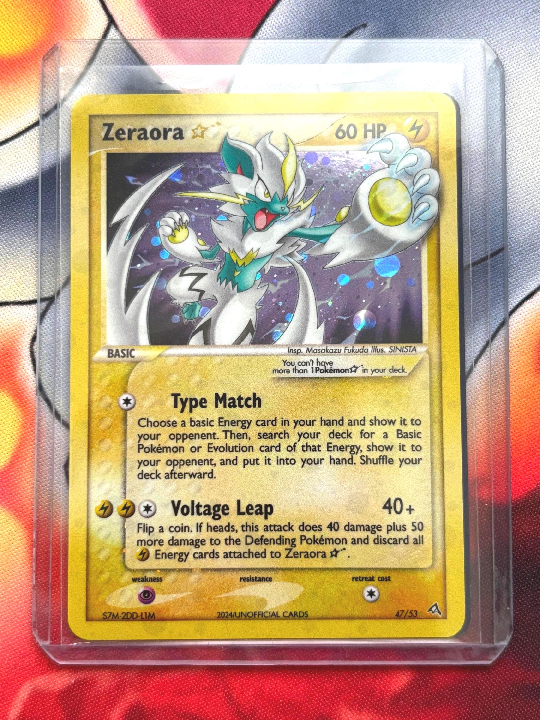 Zeraora Gold Star -pokémon Card CUSTOM - Etsy