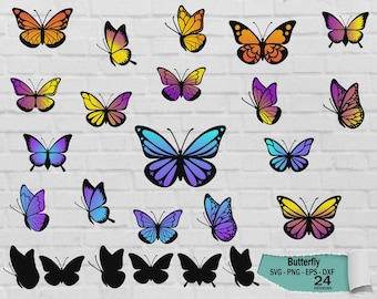 Butterfly svg, Butterfly svg bundle, Layered Butterfly Bundle Cricut SVG Files, Butterflies, Butterfly Svg for Cricut, Butterfly Clipart