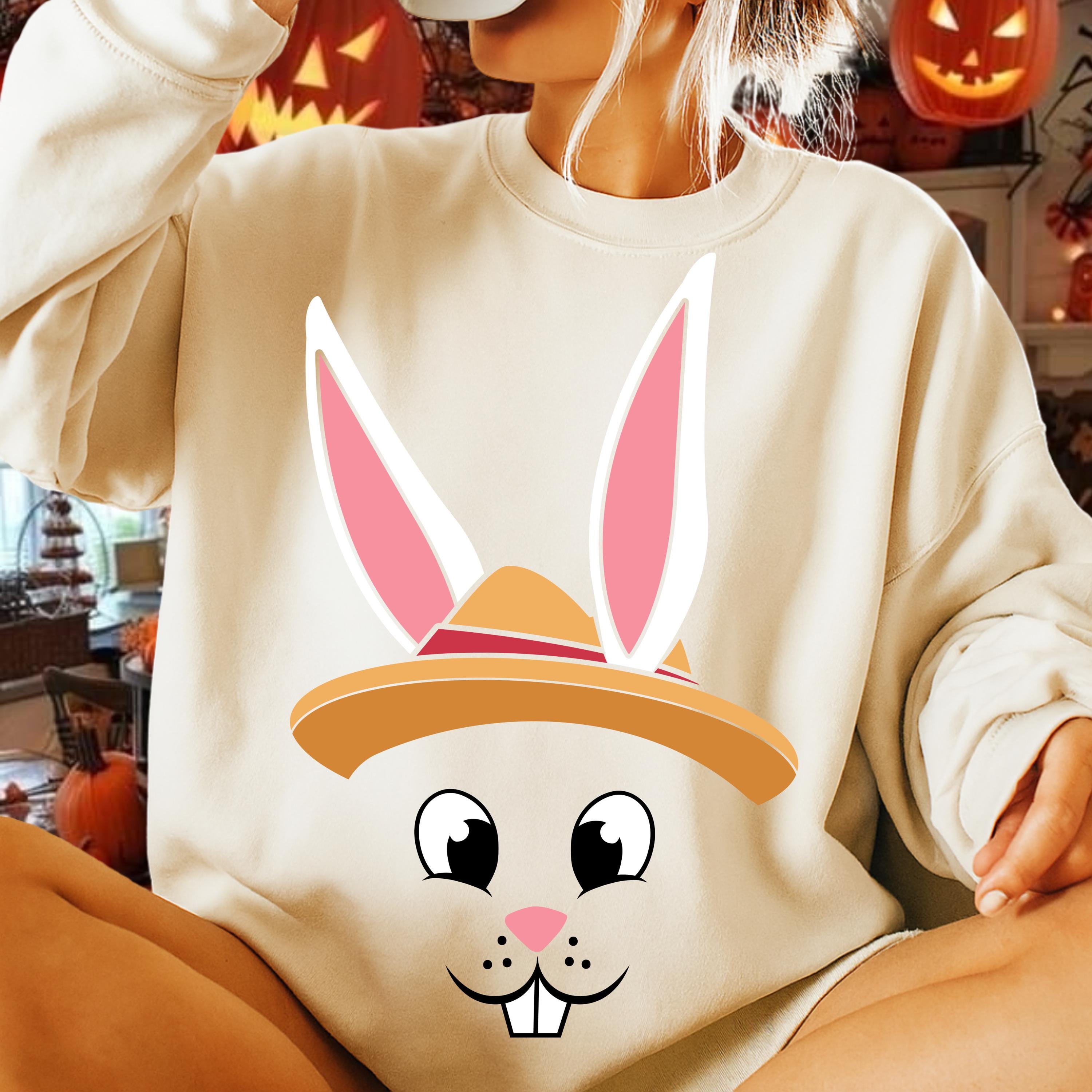 Cute Bunny Face SVG Bundle – Easter Bunny Clipart, PNG Cut Files for ...