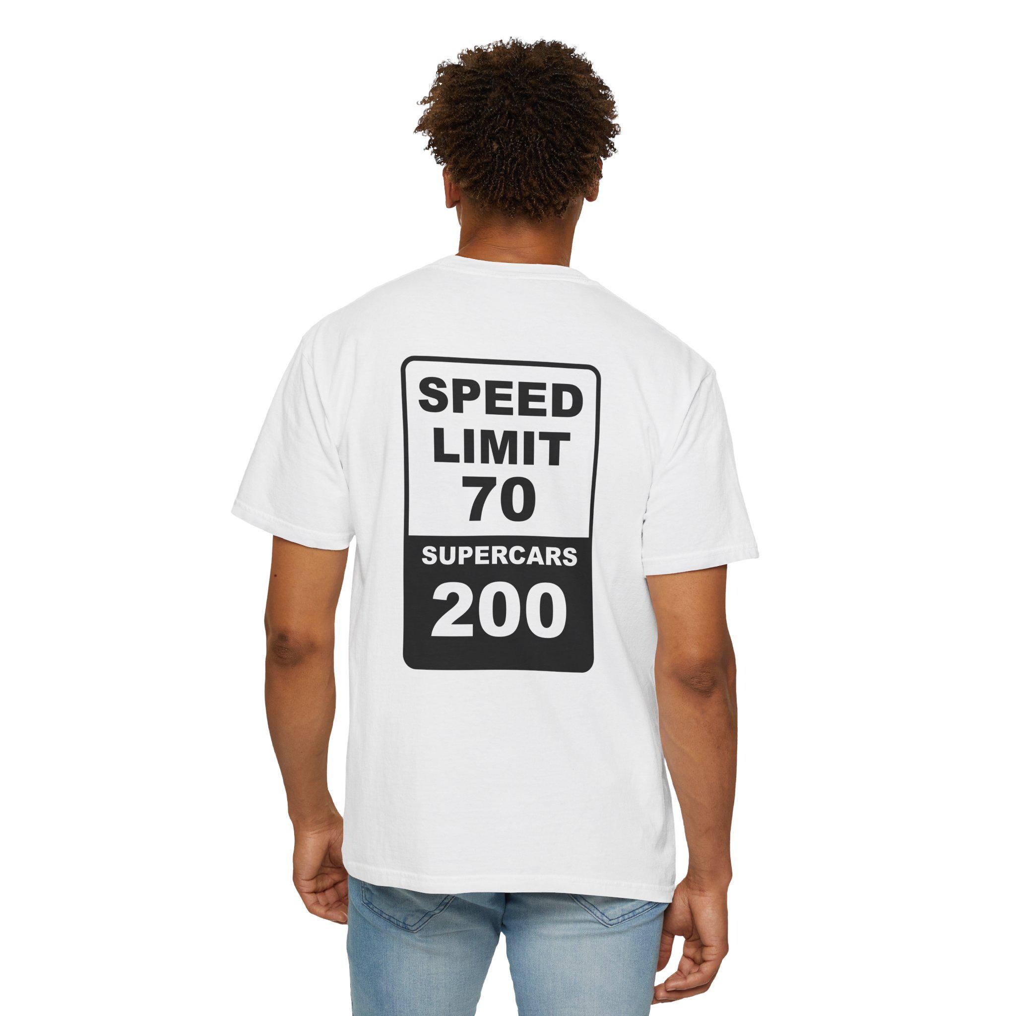 Speed Limit 70 / Supercars 200 T-shirt - Etsy
