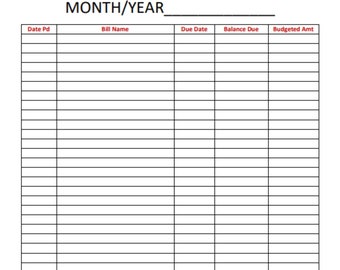 A6 Monthly Tracker Printable Template, Weekly Tracker Printable ...