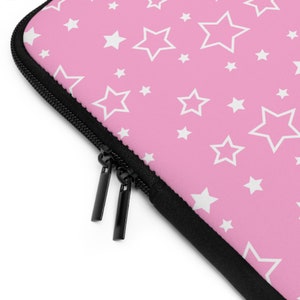 Barbie Theme Laptop Computer Sleeve, pink star kindle sleeve, iPad sleeve, holiday gifts image 3