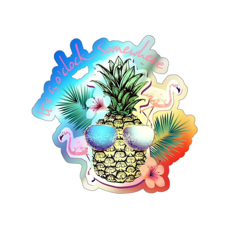 Jimmy Buffett Fan Sticker, Its 5 Oclock Somewhere, Kindle Stickers