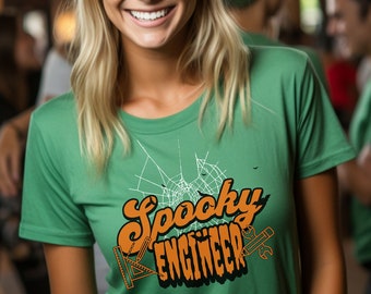 Spooky Engineer, Engineer Shirt, Halloween Engineer, Engineer Gift, Gift for Engineer, Funny Engineer Shirt, Halloween Tee, Funny Halloween