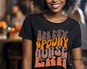 In meiner gespenstischen Krankenschwester Ära, Krankenschwester Shirt, Halloween Krankenschwester, Krankenschwester Geschenk, Geschenk für Krankenschwester, lustiges Krankenschwester Shirt, Halloween Shirt, gruseliges Shirt, Krankenschwester