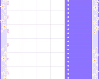 Printable Weekly Meal Planner Sheet - Etsy