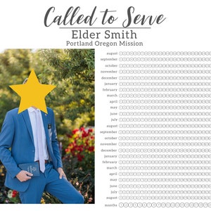 Custom Missionary Countdown Poster