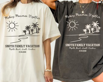 Custom Family Vacation Shirt, Matching Family Beach Trip, Summer Vacation 2026