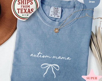 Comfort Colors Autism Mama Shirt, Autism Mom Shirt, Autism Shirt, Mothers Day Gift, Autism Awareness Shirt, Neurodiversity Shirt, Mama Shirt