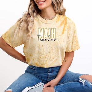 Comfort Colors® Color Blast Math Teacher Shirt, Math Teacher Shirt, Math Teacher, Math Teacher Team Shirt, Math Teacher Back To School Shirt