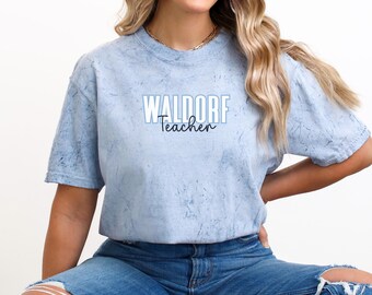 Comfort Colors® Color Blast Waldorf Teacher Shirt, Back to School Shirt, Waldorf School Teacher