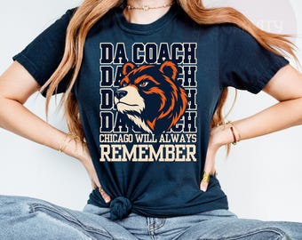 85 Bears Da Coach Shirt, Mike Ditka Memorial Shirt for Chicago Football Fans, Chicago Football Game Day Comfort Colors® Tee