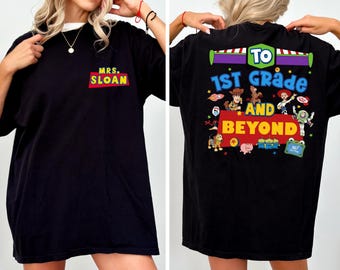 Personalized Name and Grade Teacher Story Beyond Teacher, Teacher Story Shirt, Disney Teacher Tee