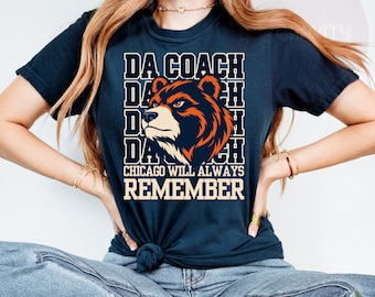 Da Coach Mike Ditka Shirt, RIP Mike Ditka Shirt for Chicago Football Fans, Chicago Football Game Day Comfort Colors® Tee