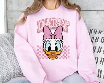 Sudadera de Daisy Duck, sudadera de Mickey y sus amigos, suéter para niñas en Disneyland, camisetas familiares a juego de Disney, Disneyland California