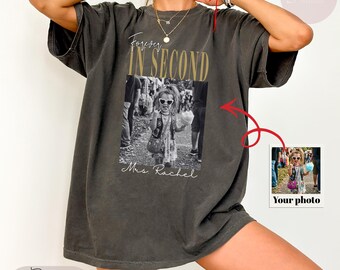Forever In Second Grade Custom Photo Shirt, Personalized Second Grade Teacher Shirt, Teacher Gifts for Second Grade, Back to School Shirt