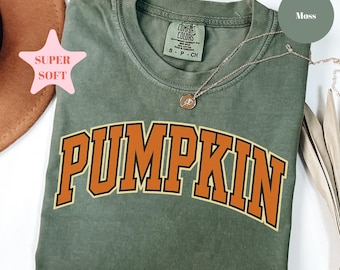 Comfort Colors® Pumpkin Shirt, Pumpkin Season Shirt, Autumn Fall Shirt, Thanksgiving Shirt, Fall Pumpkin Shirt, Halloween Shirts For Women