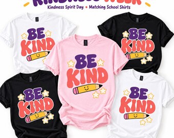 Be Kind Shirt for Kindness Week, Groovy Kindness School Spirit Day
