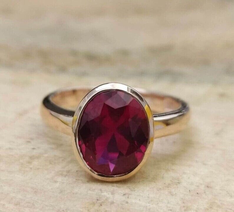 11.25 Ratti Natural Ruby (MANIK) Original Gemstone Ashtadhatu Adjustable  Ring Rashi Ratna Certified Gemstone AA++ Quality For Men & Women