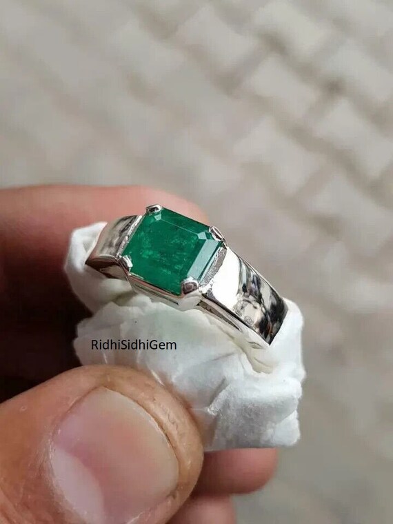 Buy Chopra Gems & Jewellery Gold Plated Brass Precious Emerald Panna Stone  Ring (Men and Women) - Adjustable Online at Best Prices in India - JioMart.
