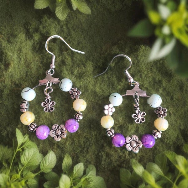 Boucles d’oreilles de printemps