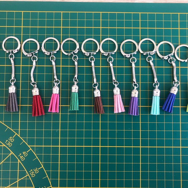 Porte clef a pompons